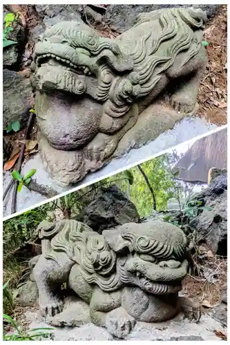 七百餘所神社 の狛犬