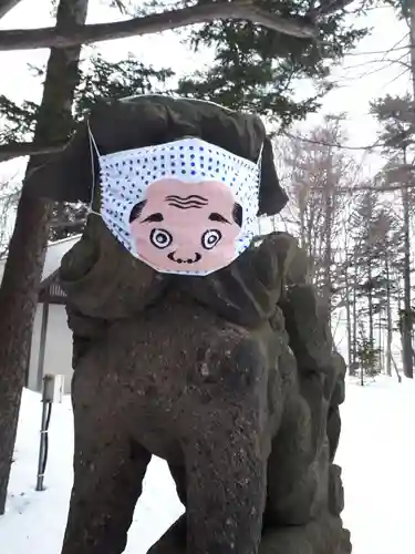 北広島市総鎮守　廣島神社の狛犬