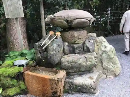 安宅住吉神社の手水舎