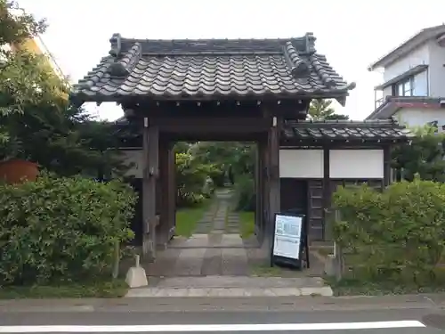 長松寺の山門・神門