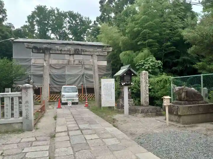 大鳥美波比神社(大鳥大社境内摂社)の鳥居