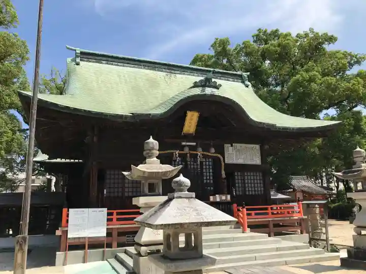 與賀神社の本殿・本堂