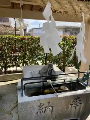 稲爪神社の手水舎