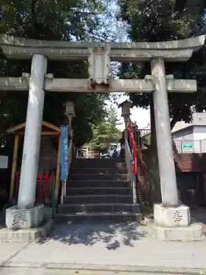 品川貴船神社の鳥居