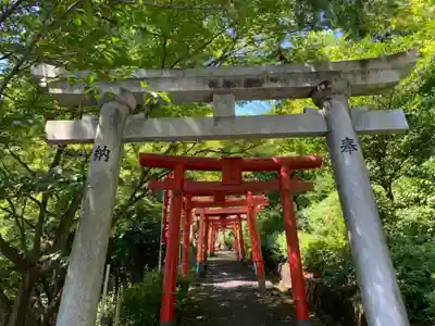 岐阜稲荷山本社の鳥居