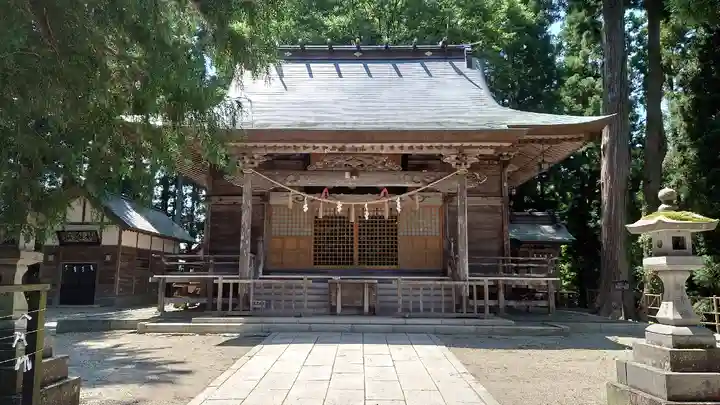 横手神明社の本殿・本堂