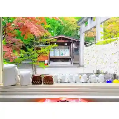 彌彦神社　(伊夜日子神社)の像