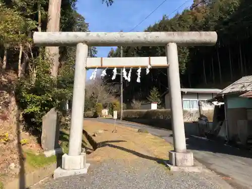 虎柏神社の鳥居