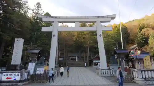 諏訪大社の鳥居