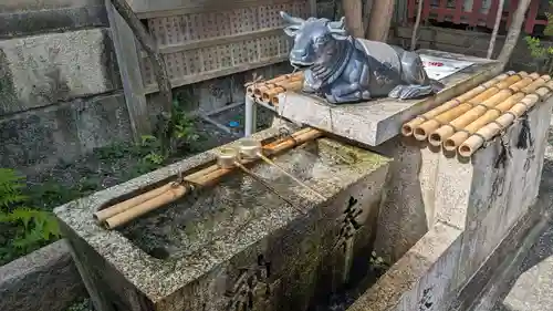 菅原院天満宮神社の手水舎