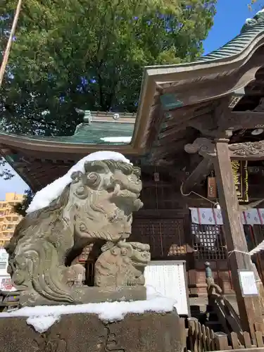 阿邪訶根神社の狛犬