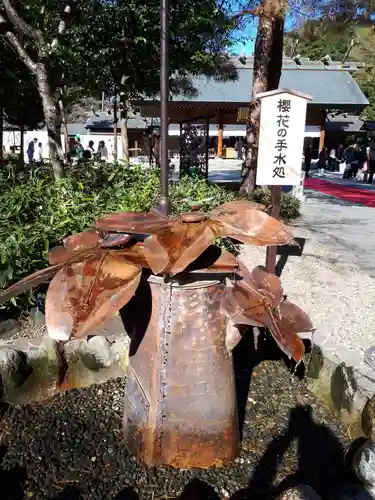 櫻木神社の手水舎