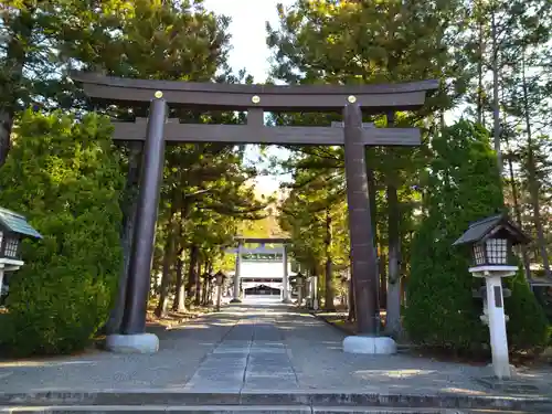 山梨縣護國神社の鳥居