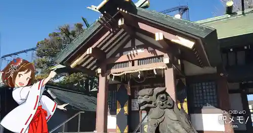 上小松天祖神社の狛犬