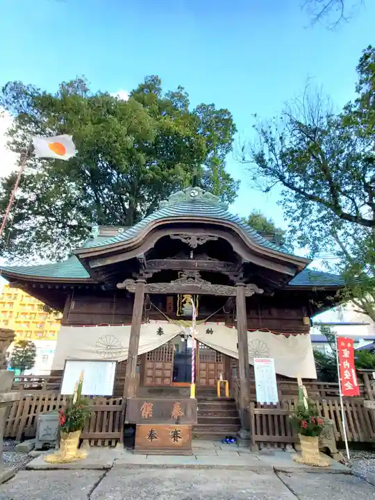 阿邪訶根神社の本殿・本堂