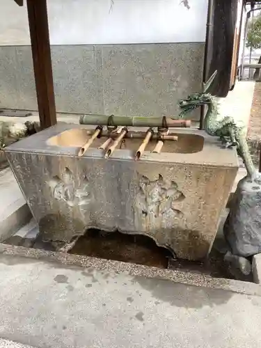 新羅神社の手水