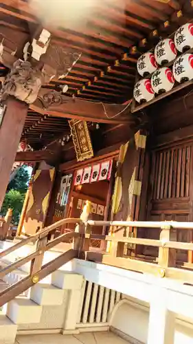 中野沼袋氷川神社の本殿・本堂