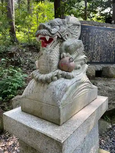眞名井神社（籠神社奥宮）の狛犬
