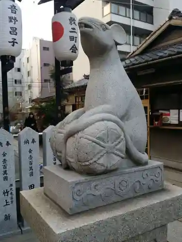 敷津松之宮　大国主神社の狛犬