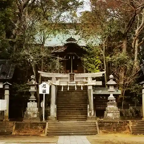 篠崎浅間神社の鳥居