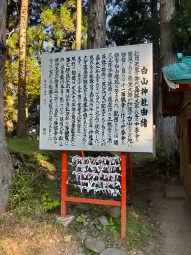 白山神社の歴史