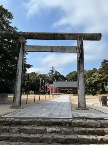 松江護國神社の鳥居