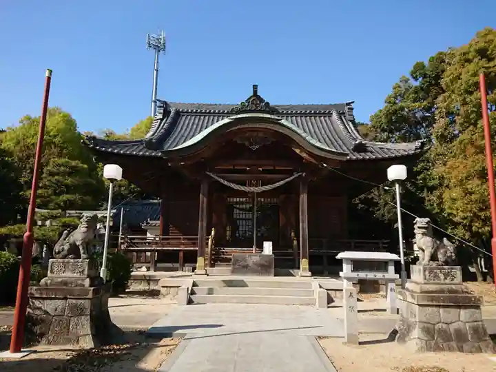 八劔神社の本殿・本堂