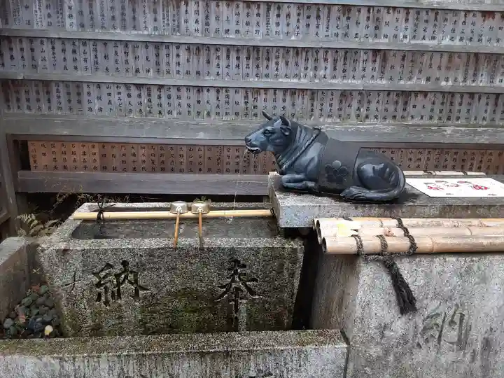菅原院天満宮神社の手水舎