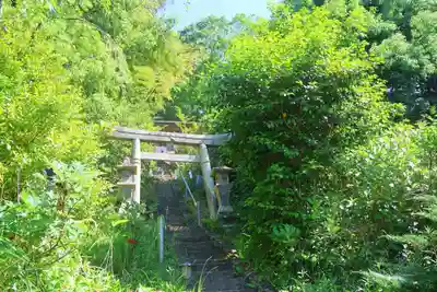 大六天麻王神社の鳥居