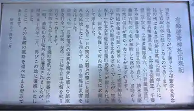 有楽稲荷神社の歴史