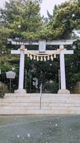 登渡神社の鳥居