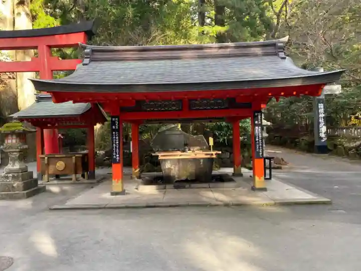 箱根神社の手水舎