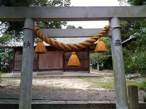 神明社（古場神明社）の鳥居