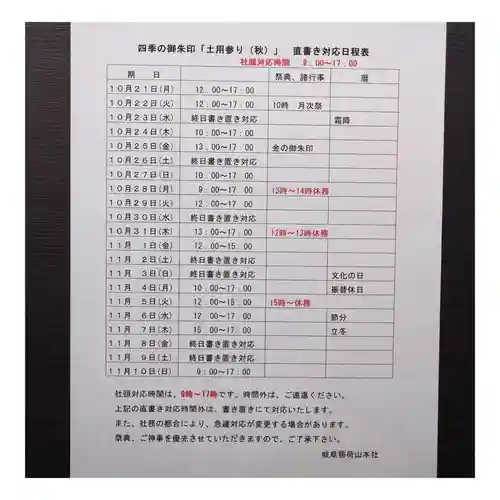 岐阜稲荷山本社(岐阜県)