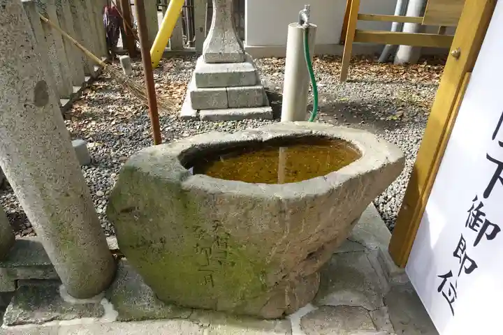 大神社の手水舎
