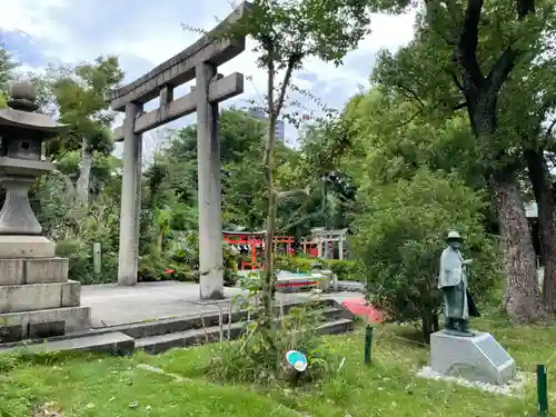 難波大社　生國魂神社の鳥居