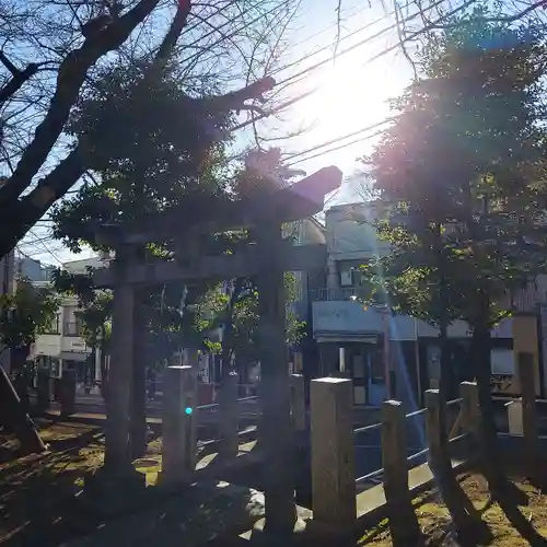 柿の木坂北野神社の鳥居