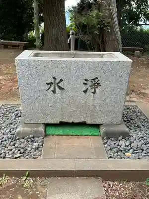 中山杉山神社の手水舎