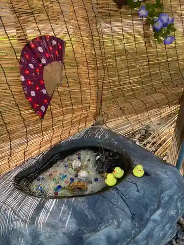 苫前神社の手水