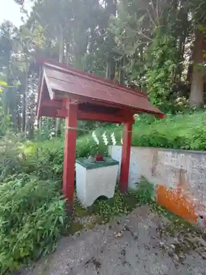 白符大神宮の手水舎