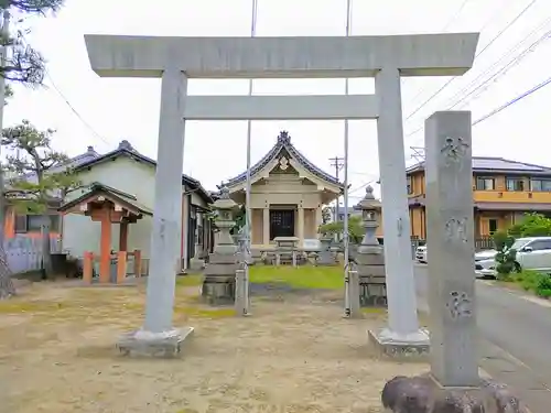 神明社（西福田4）の鳥居