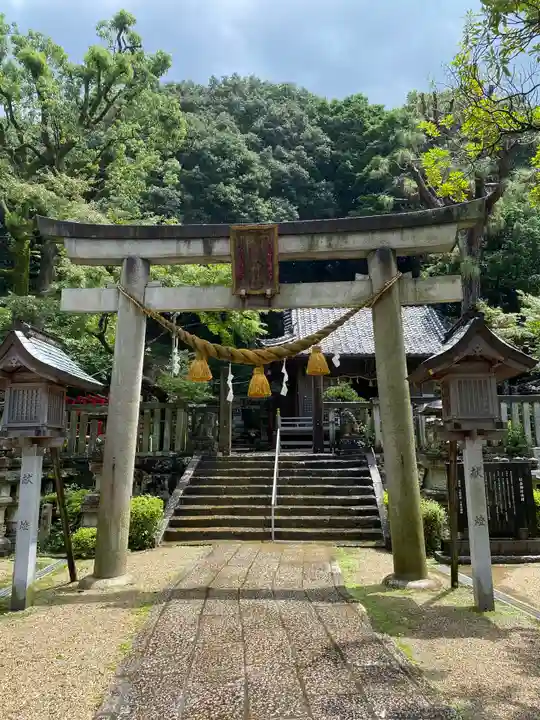 橿森神社の鳥居