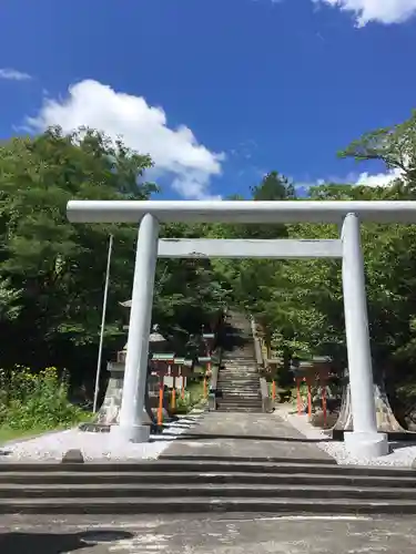 夕張神社の鳥居