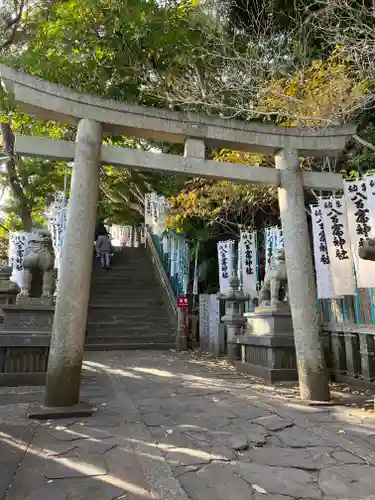 八百富神社の鳥居