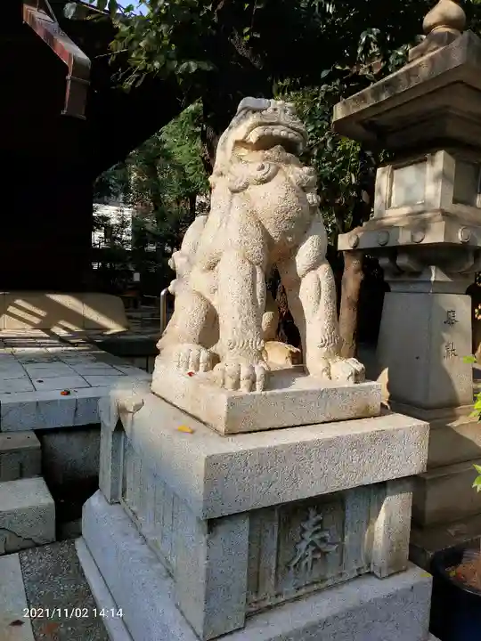 天祖神社の狛犬