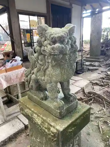 中尊寺の狛犬