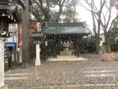 溝旗神社（肇國神社）の手水舎