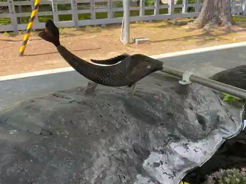 鷹栖神社の手水舎