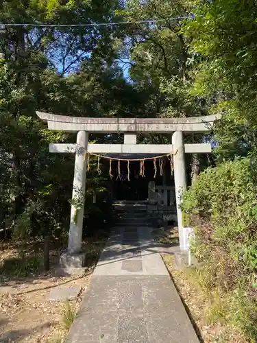 忍　諏訪神社・東照宮　の鳥居