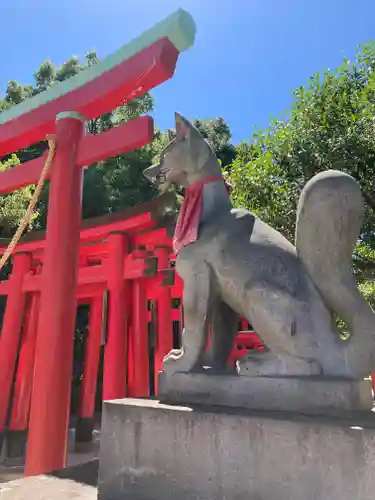 海山道神社の狛犬